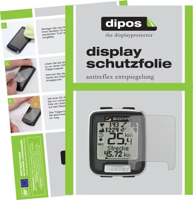 Produktbild von 3x Schutzfolie für Sigma Rox 9.0 matt Displayschutzfolie Folie Display Schutz dipos
