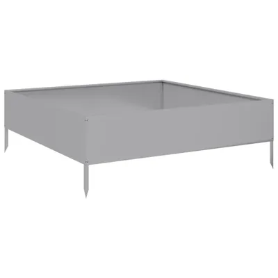 Produktbild von Hochbeet 100x100x33,5 cm Verzinkter Stahl