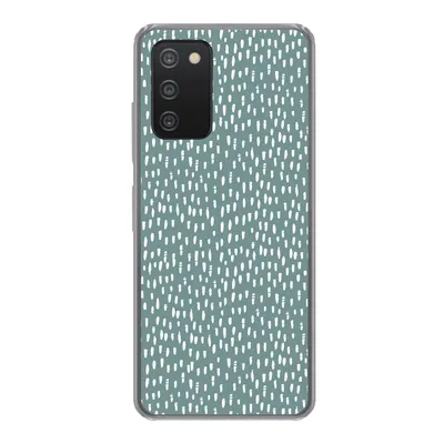Produktbild von MuchoWow® Handyhülle Schutzhülle Hülle für Samsung Galaxy A53 5G Polka dots - Weiß - Grün Silikon Softcase Handy Hülle - Schutzabdeckung
