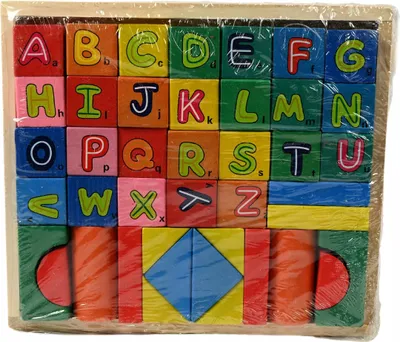 Produktbild von Holzpuzzle Geometrische Formen Steckspiel Lernspielzeug Kinder Holzbausteine Bunt