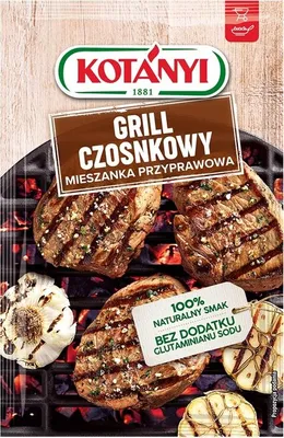 Obrázek produktu pro Kotányi Směs koření na grilování s česnekem 25 g