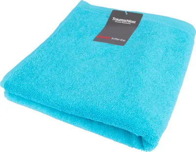 Produktbild von Traumschloss Frottier-Line Handtuch 50 x 100 cm helltürkis Flauschig weich & angenehm zur Haut