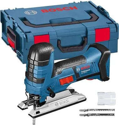 Image de Scie sauteuse professionnelle sans fil Bosch GST 18 V-LI S, profondeur de coupe 120 mm, vitesse variable, mouvement pendulaire
