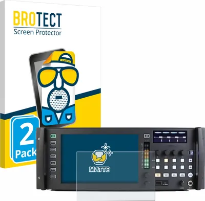 Produktbild von 2x BROTECT Schutzfolie für Behringer Wing Rack Displayschutz Displayschutzfolie Folie Matt Entspiegelungsfolie