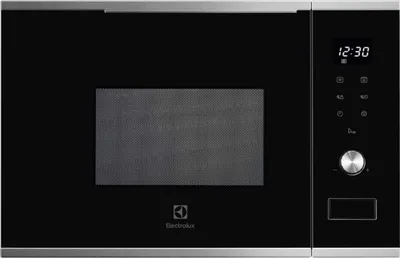 Immagine prodotto di Electrolux KMSD203TMX Microonde con grill Da incasso 20 L 800 W Nero, Acciaio inox