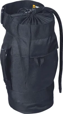 Schwarze Seiltasche für Bein Urna von singing rock; geeignet für Arbeitssicherheit.