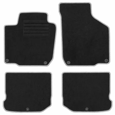 Produktbild von Fußmatten-Set für VW Golf 4 + Bora 1J, 11/1999-05/2001, 4-teilig, Schwarz