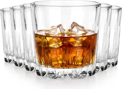 Image de Vilde | Verres à whisky - En verre - 280 ml - 6 pièces - Ø 8,5 cm - Verres à boire