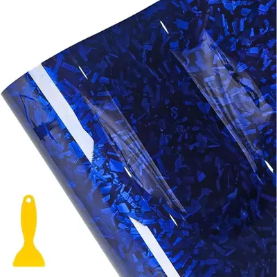 Obrázok produktu pre Samolepiaca karbónová fólia, 150 x 30 cm, modrá, vinyl
