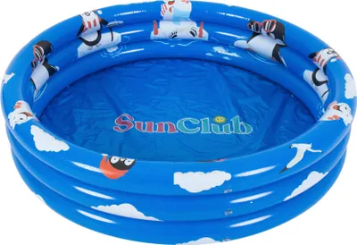 Zdjęcie produktu dla SunClub 51231 Nadmuchiwany basenik dla dzieci z motywem pingwinów, niebieski