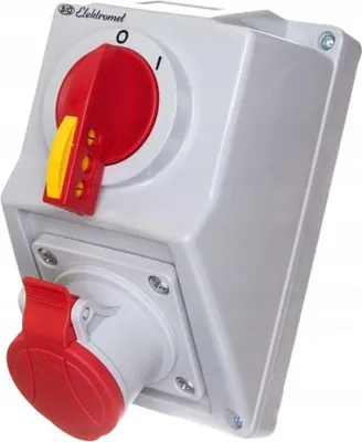Produktbild von Elektromet | Installationsset 16A 4P - 400V - IP54 - Sicherheitsschalter - robust und zuverlässig