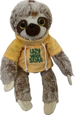 Produktbild von Faultier Kuscheltier XXL 52 cm Faultier Plüschtier Anime Kawaii Plush Stofftier Cute Plushies Plüschtiere Plushie Halloween Weihnachten Geschenke für Kinder Faultier Lazy with Style gelb