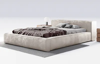 Obrázek produktu pro Designová čalouněná postel GRAINGOLD 180x200 cm Armani - prvotřídní látka, zásuvka, lamelový rošt - moderní čalouněná postel - Pearl (Infinity 1)