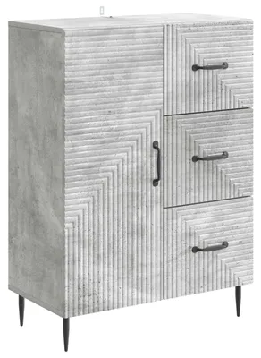 Immagine prodotto di Credenza vidaXL grigio cemento 66 x 34,5 x 89,5 cm in materiale composito