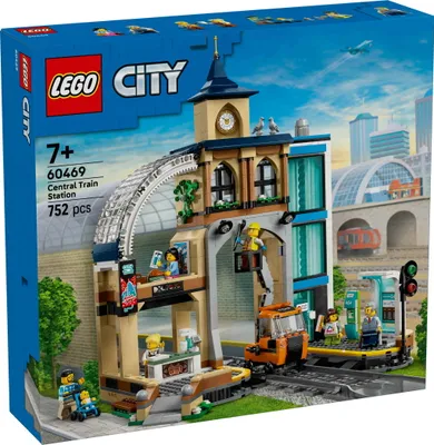 Obrázok produktu pre LEGO City Hlavná železničná stanica, Stavebnica, 7 rok / roky, Plast, 752 kusov, 1,74 kg