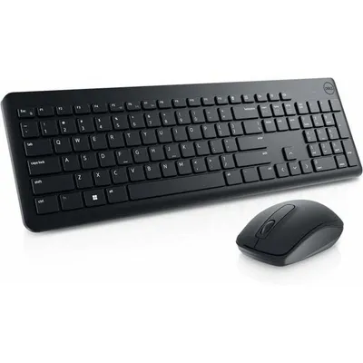 Image de Dell | Clavier et souris | KM3322W | Ensemble clavier et souris | Sans fil | Piles incluses | US | Noir | Connexion sans fil