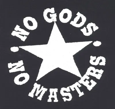 Produktbild von No Gods - No Masters, Aufnäher