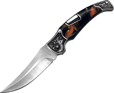 Obrázek produktu pro Outdoorový skládací nůž CO-18065 - Černá/Hnědá KP18065
