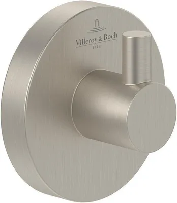 Produktbild von Famanu Handtuchhaken Rund Gebürstetes Gold - Wandmontage Badezimmeraccessoire