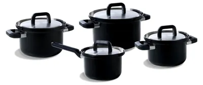 Produktbild von BK Flow Cool Black RVS Pannenset 4-teilig