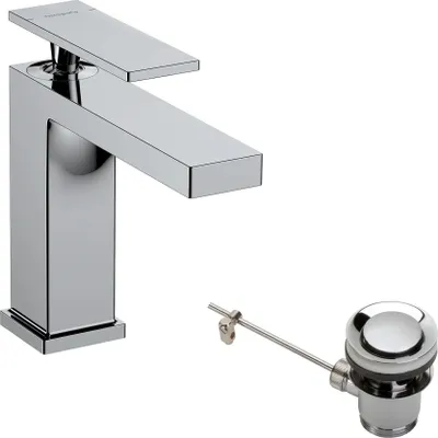Immagine prodotto di Mitigeur monocommande de lavabo hansgrohe Tecturis E 110, portée 144 mm, avec vidage, EcoSmart+, 73010000, 73010000