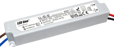 Immagine prodotto di Trasformatore LED 12W 1A 12V alimentatore IP67 trasformatore impermeabile per illuminazione lampadine LED