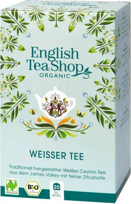 Zdjęcie produktu dla English Tea Shop Czysta biaa herbata, 20 torebek