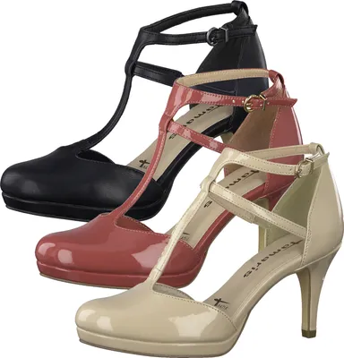 Produktbild von Tamaris 1-24426-24 Damen Schuhe Pumps T-Steg Plateau, Größe:37 EU, Farbe:Rot