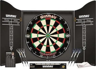 Produktbild von Famanu Dartset mit Sniper Board und Darts - Professionell