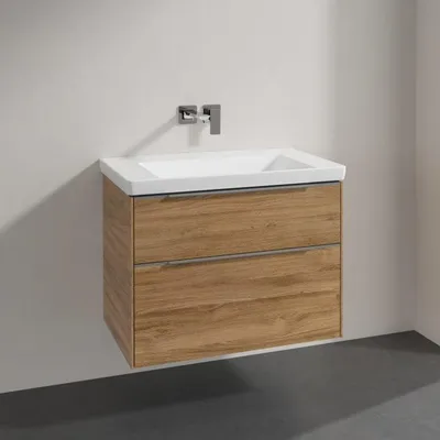 Imagen del producto de Conjunto de muebles de baño Villeroy & Boch Subway 3.0, 80 cm, con 2 cajones