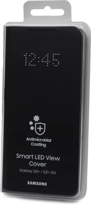 Produktbild von SAMSUNG EF-NG996PBEGEW SAMSUNG LED View Cover Handy-Hülle für SAMSUNG Galaxy S21+ schwarz