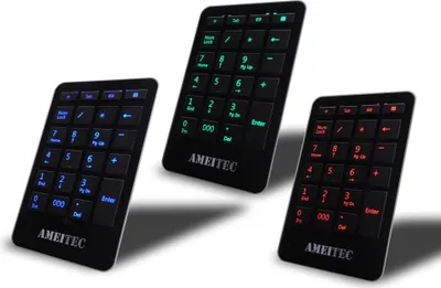 Obrázek produktu pro AMEI Keyboard AM-KN101R Professional Letter Red Illuminated digital keypad
