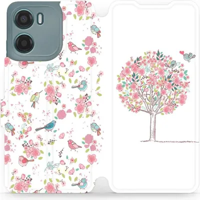 Immagine prodotto di Custodia a libro per Motorola Moto G05, Mobiwear Book, Rosa Hain