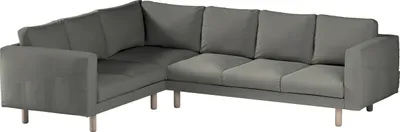 Produktbild von Dekoria Bezug für Norsborg 5-Sitzer Ecksofa, grau, Norsborg 5-Sitzer Ecksofabezug