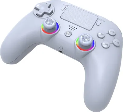 Image de SUBSONIC by SUPERDRIVE Manette de jeu LED SANS FIL/ PS4/ PC/ Blanc