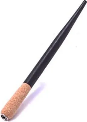 Produktbild von Standardgraph Federhalter aus Holz, Korkgriff schwarz, 12 Stück, ohne Feder