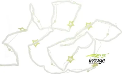 Produktbild von Stern- und Perlengirlande 300 cm 1 Stk.