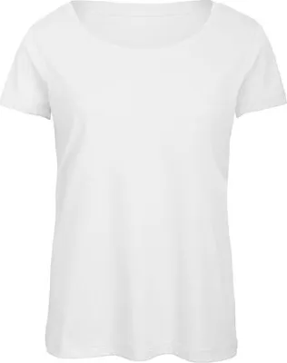 Obrázek produktu pro Dámské tričko s krátkým rukávem - B&C TRIBLEND/W - white - velikost L