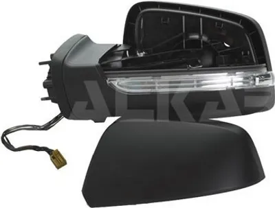 Produktbild von ALKAR 6143699 Außenspiegel Seitenspiegel Links passend für MERCEDES-BENZ A-Klasse (W169) Beheizt Asphärisch Grundiert Elektrisch