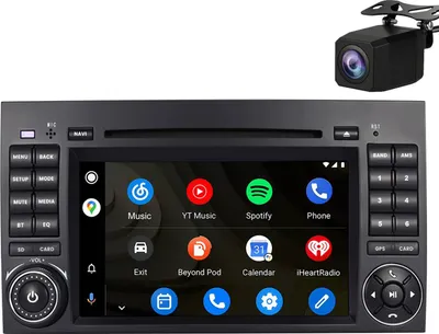 Produktbild von Android Autoradio 7  Zoll 4+64GB CD für Mercedes W245 / W639 (ab 2005) mit CarPlay & Android Auto Navigation & Bluetooth