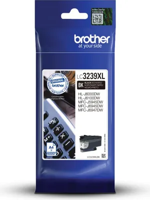 Image de Brother LC3239XLBK - Rendement élevé - noir - original - cartouche d'encre - pour Brother HL-J6000DW, MFC-J5945DW, MFC-J6945DW, MFC-J6947DW