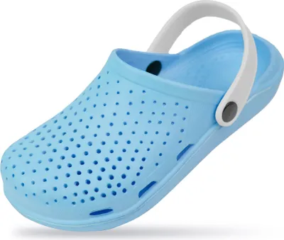 Produktbild von Sprint Sport Damen Clogs Gartenschuhe Pantoletten atmungsaktiv blau Gr.38