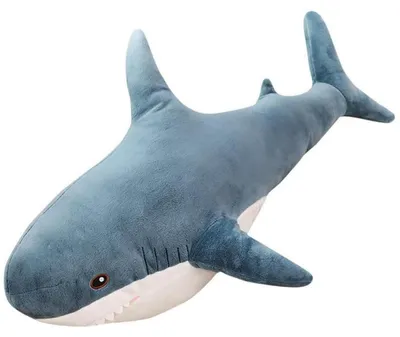 Productafbeelding van Pluche walvis, groot knuffeldier, knuffelkussen, blauw, 40 cm
