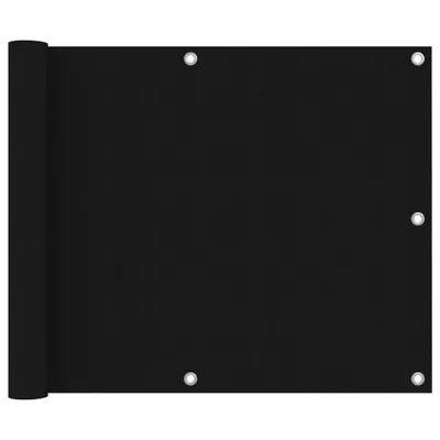 Immagine prodotto di Vidaxl Balcony Bildschirm 75x500 cm Oxford Stoff schwarz
