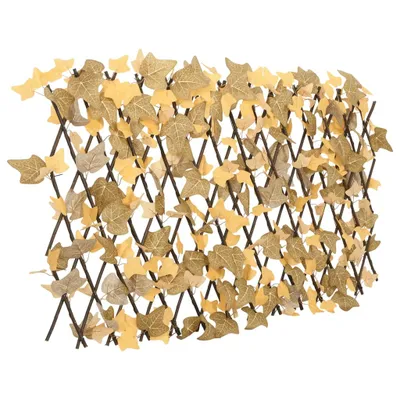 Immagine prodotto di vidaXL Traliccio con foglie d'acero artificiali 5 pz. Arancione 180x60cm