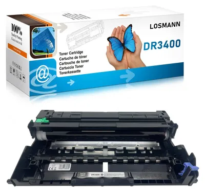 Produktbild von LOSMANN 1x Trommel Kompatible für Brother DR3400 DR-3400 für Brother HL-L5000D HL-L5100DN HL-L5200DW HL-L6400DW HL-L5200DWT MFC-L5750DW MFC-L5700DW MFC-L5800DW MFC-L5850DW MFC-L6900DW
