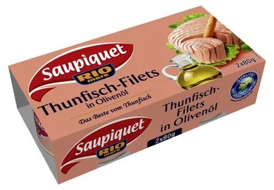 Zdjęcie produktu dla Saupiquet Rio Mare Thunfisch Filety w oliwie z oliwek 80g 2 porcje