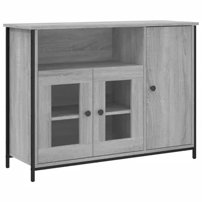 Obrázek produktu pro Příborník šedý sonoma 100 x 35 x 75 cm kompozitní dřevo