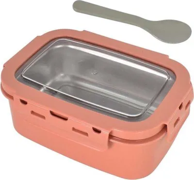 Produktbild von Orangerunde Stahltrommel mit Schnappverschluss 800 ml