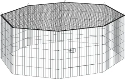 Image de Enclos Hopper, avec filet de sécurité, Ø 145cm - noir